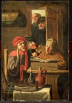 School of Adriaen Brower. Musicerend gezelschap, Rijksmuseum
